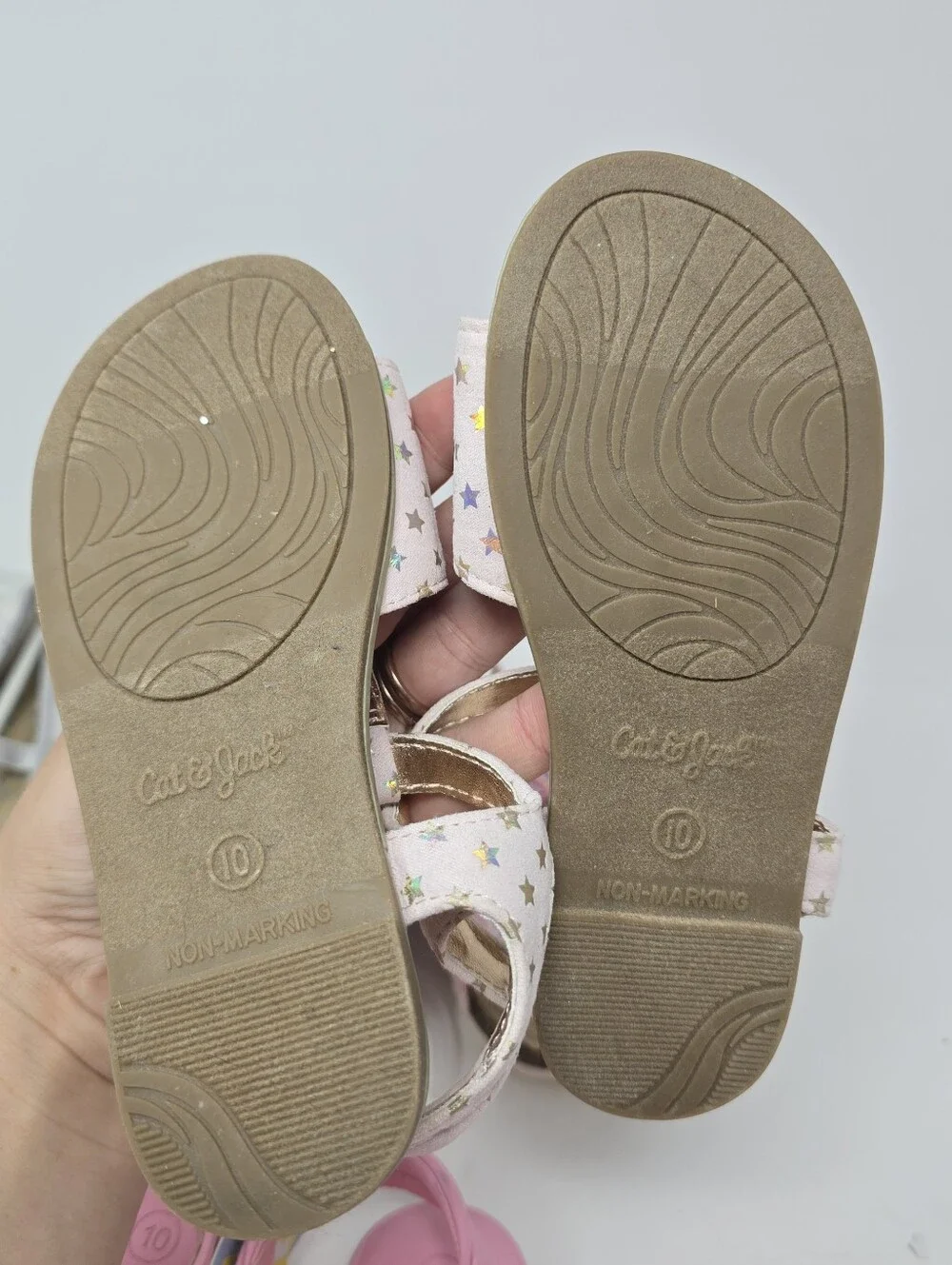 Cat & Jack Toddler Girls Size 10 Water Shoes Sandals Bundle Lot Water Shoes